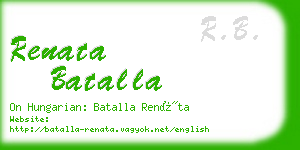 renata batalla business card